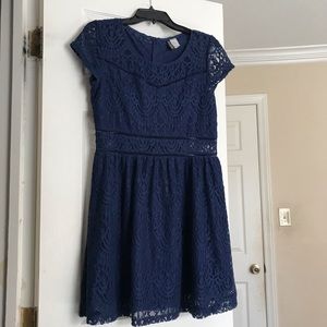 Navy blue formal dress
